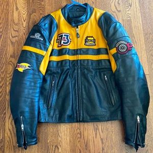 True vintage bad ass and I do mean bad ass motorcycle jacket!!!